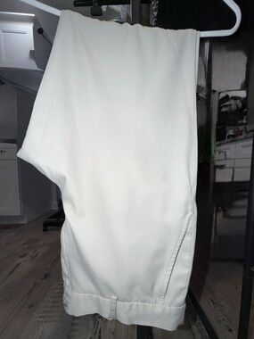 TopHat New York White Pants with Purple Tag